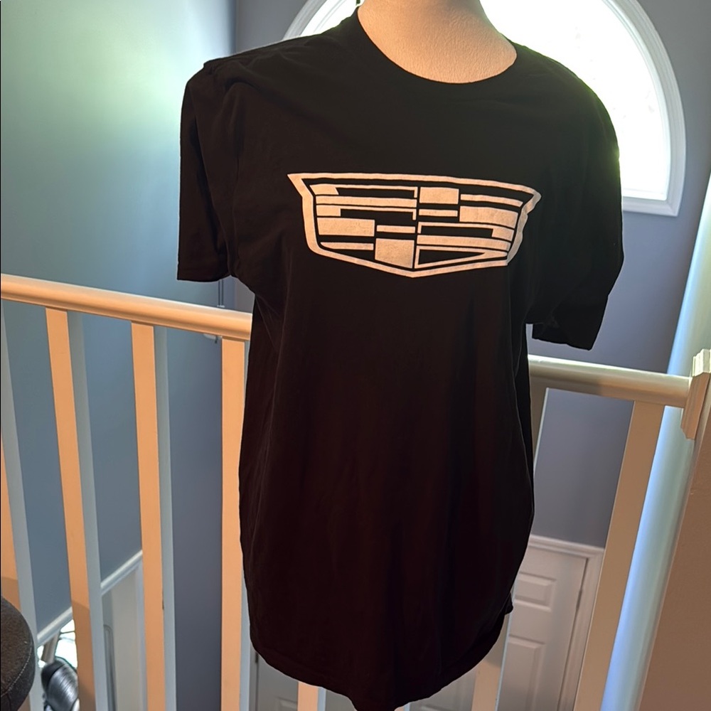 Cadillac black unisex tee‎ shirt size L